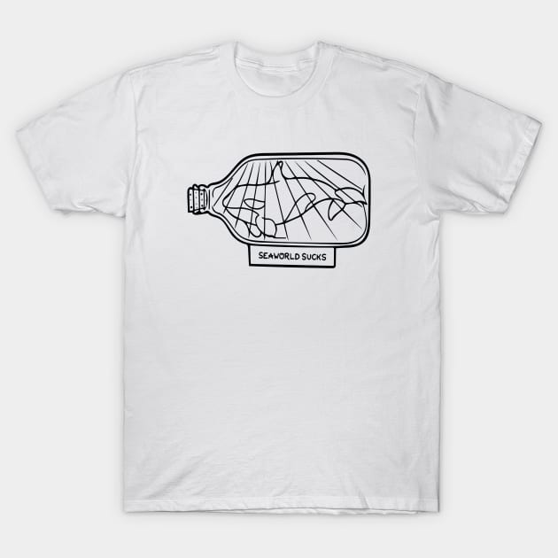 Seaworld Sucks T-Shirt by Rolfober
